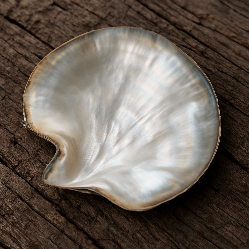 Nacre, coquillage, chakra cœur, chakra sacré, intuition, douceur, pierre organique, lithothérapie, L’Harmonie Précieuse