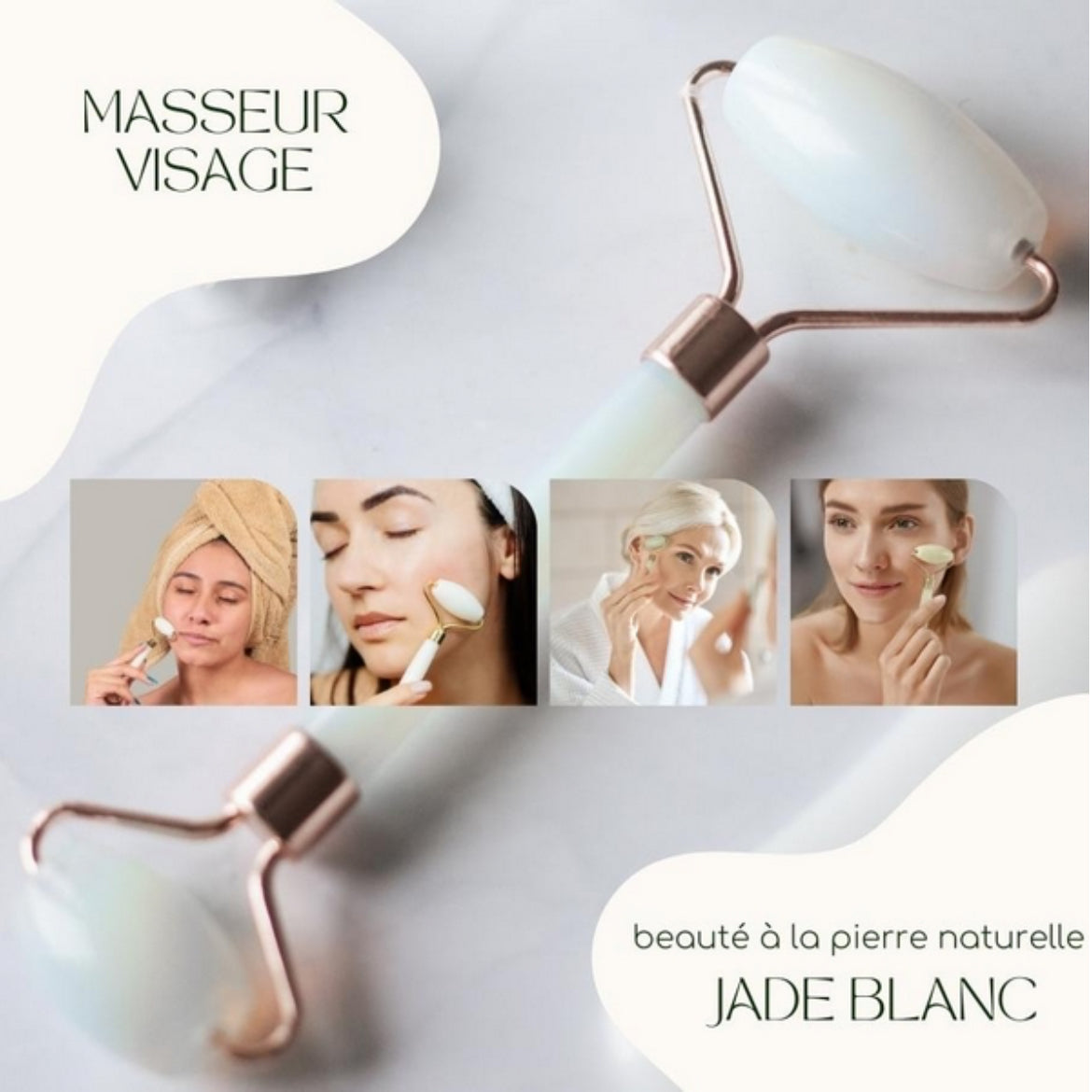 Rouleau – Jade blanc | Clarté, sérénité & lumière du matin