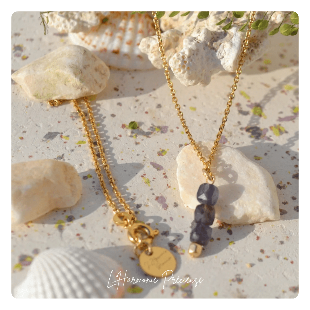Selha – Collier – Iolite | Clarté Intérieure & Direction Alignée