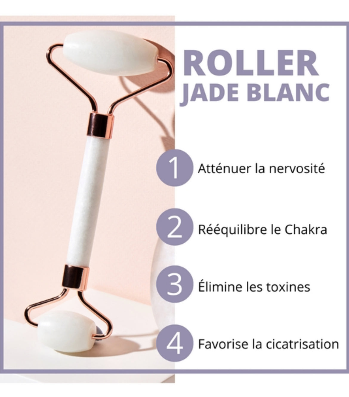Rouleau – Jade blanc | Clarté, sérénité & lumière du matin