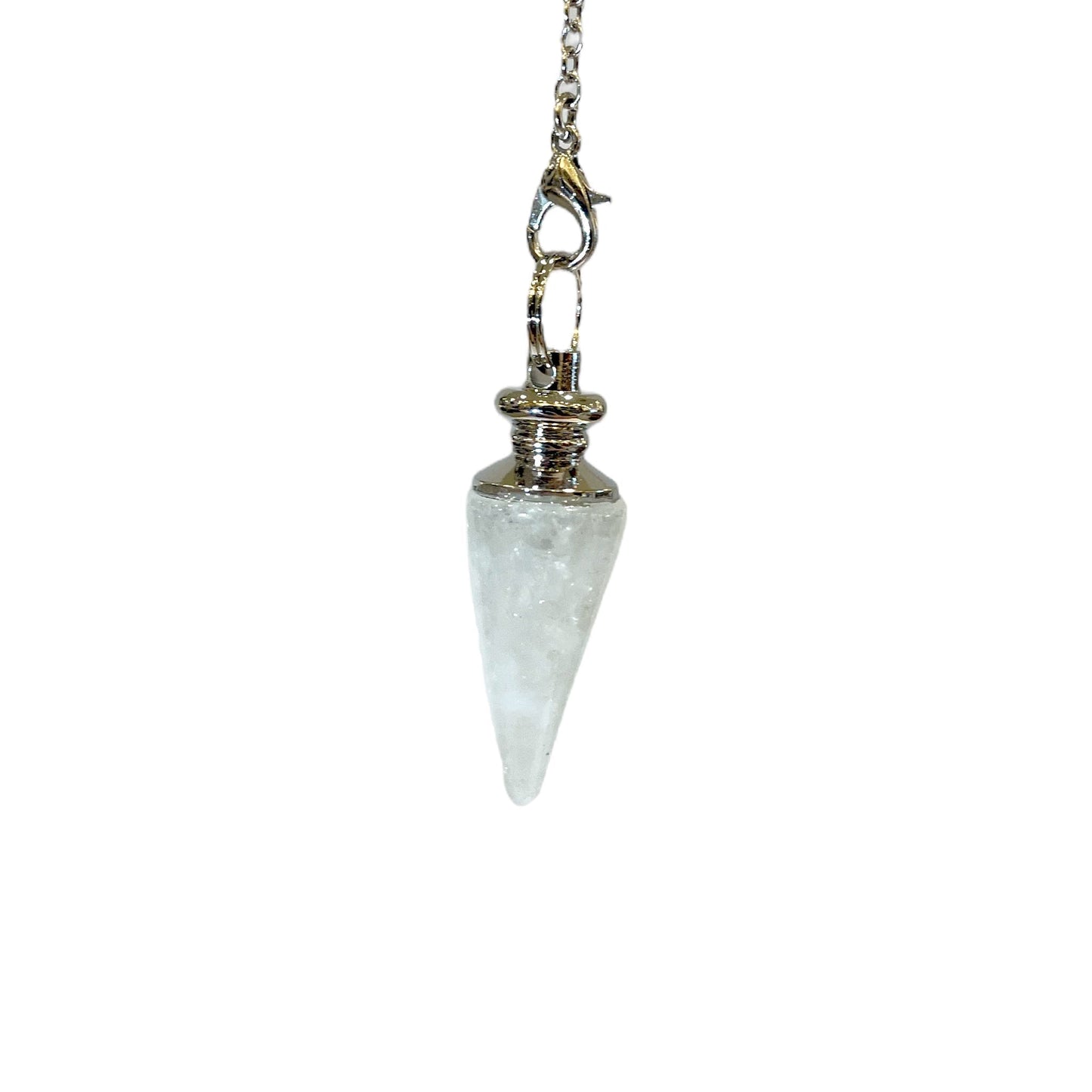 Pendule petit cône – Cristal de Roche | Clarté & Guidance intérieure