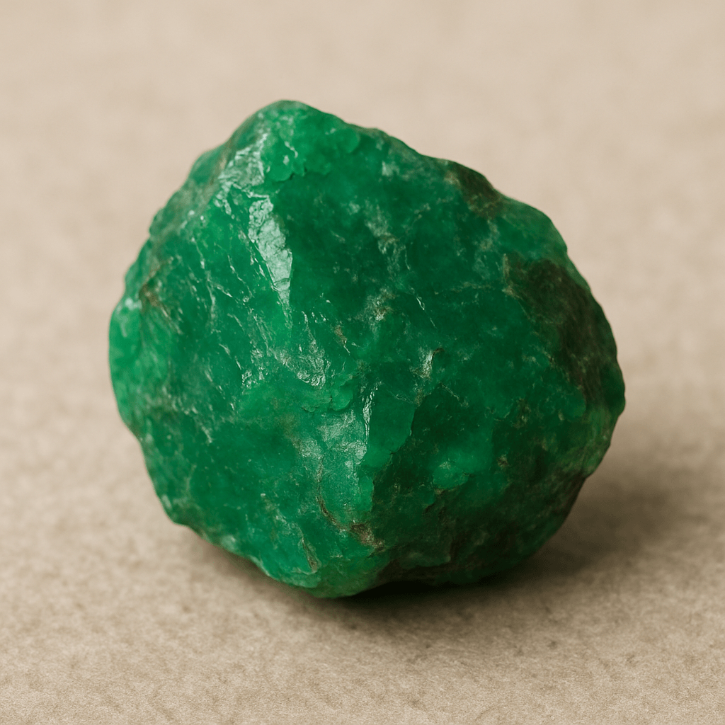 Émeraude, pierre verte, chakra cœur, amour véritable, guérison émotionnelle, intuition du cœur, lithothérapie, L’Harmonie Précieuse
