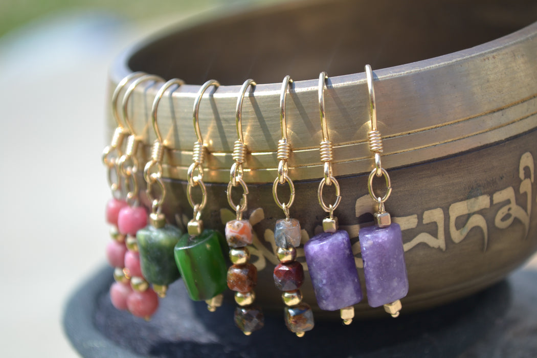 Noema – Boucles d’oreilles en Pietersite | Vision & Transformation Intérieure