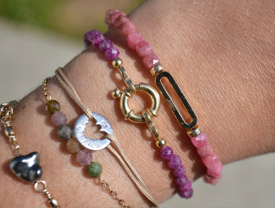 Calandra – Bracelet – Rubis | Vitalité & Cœur en fleurs