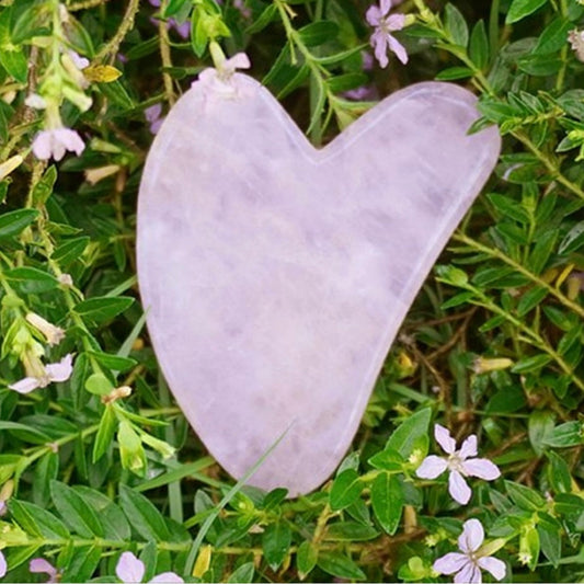 Gua Sha – Quartz rose | Rituel d’amour de soi & Éclat tendre