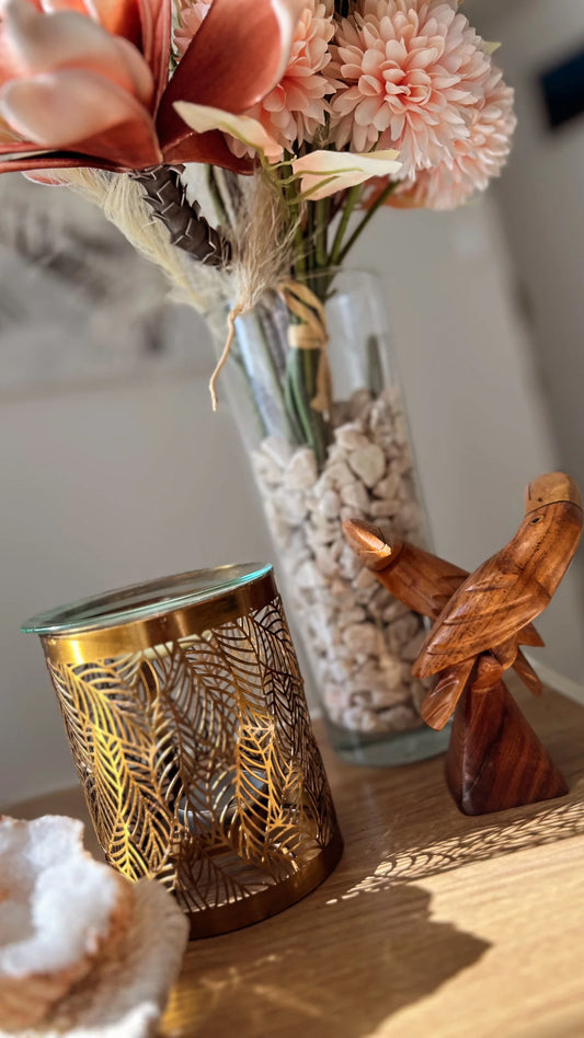 Marrakech – Brûle-parfum oriental doré | Lumière & envoûtement