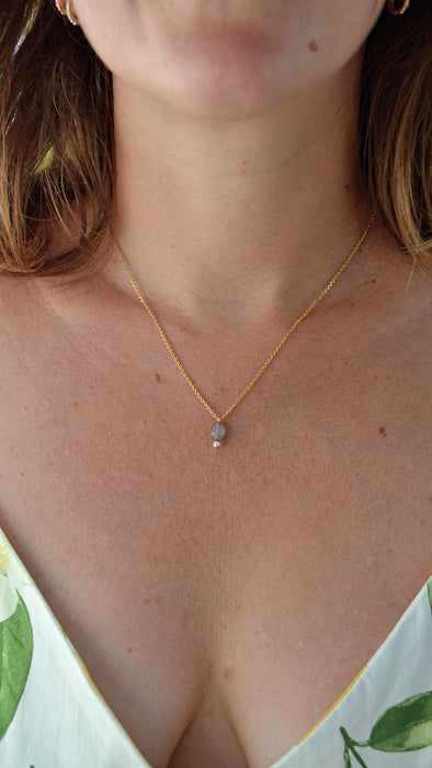 Noor – Collier – Labradorite | Intuition & Protection Subtile