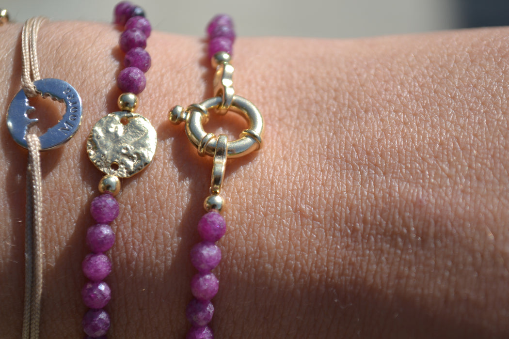 Calandra – Bracelet – Rubis | Vitalité & Cœur en fleurs