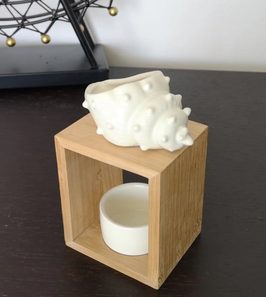 Moorea – Brûle-parfum coquillage & bambou | Rituels parfumés