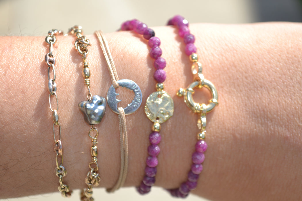 Calandra – Bracelet – Rubis | Vitalité & Cœur en fleurs