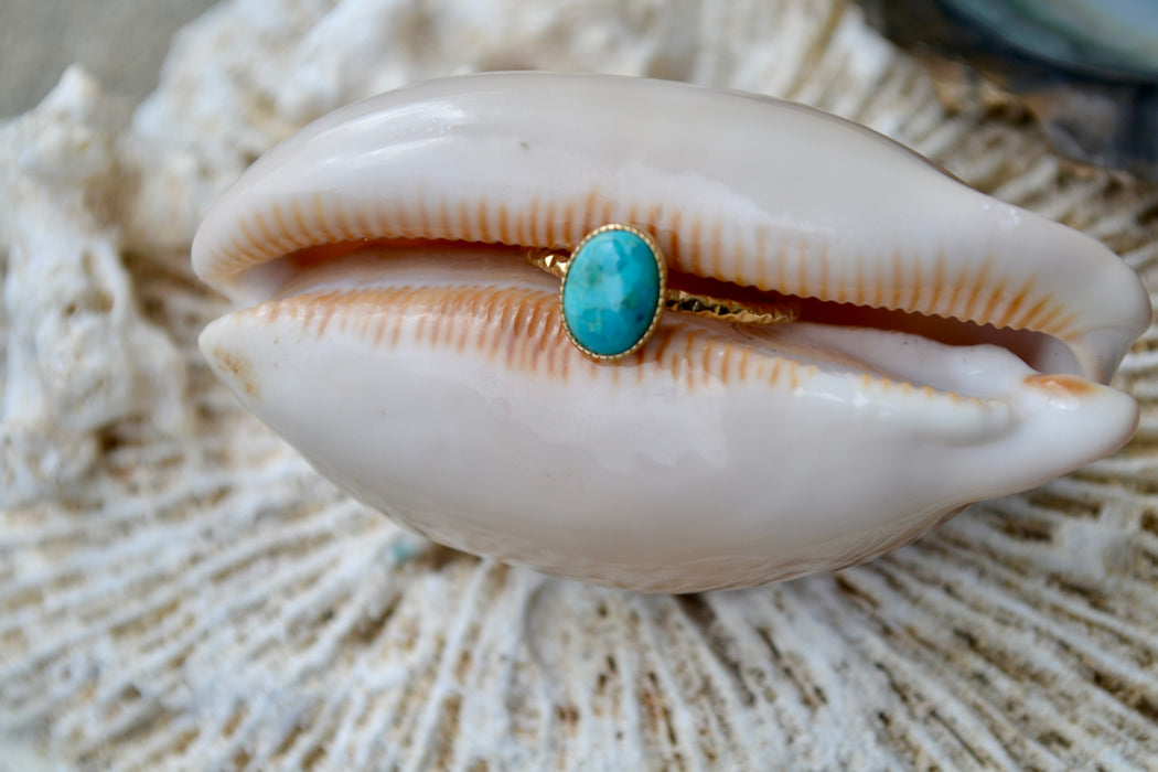 Naya – T52.Bague – Amazonite | Expression douce & paix intérieure